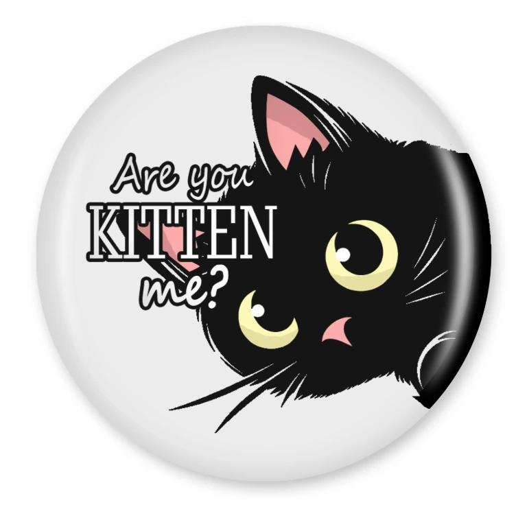 Are You Kitten Me? 58mm Pinback Button