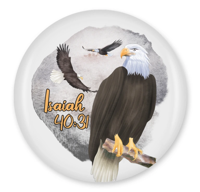 Isaiah 40:31 58mm Pinback Button